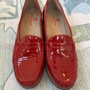 Marc Joseph Women's 9 Red Patent Loafers
